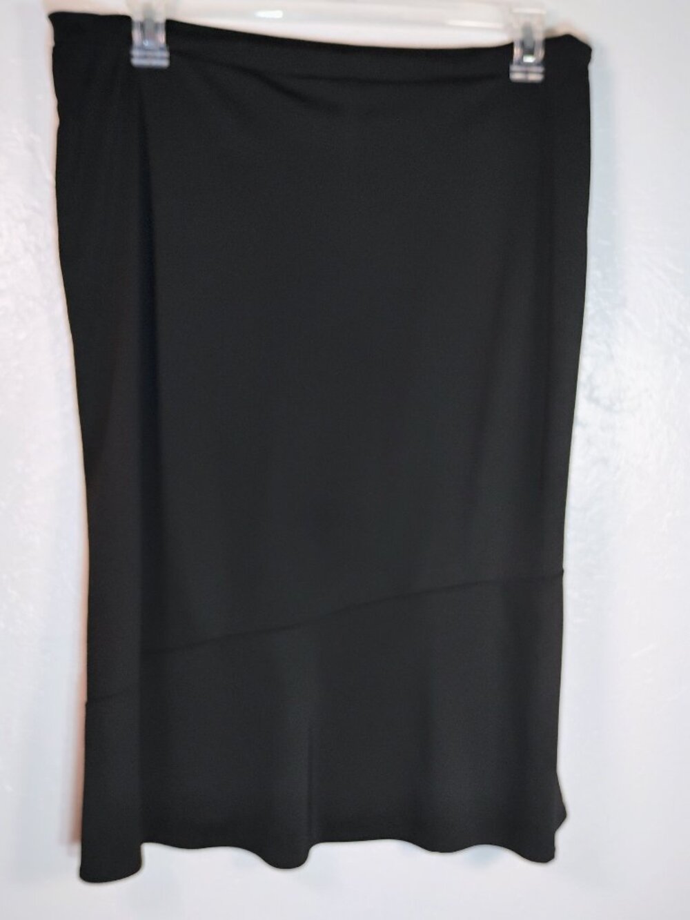George Black Pencil Skirt Size Large/XL Midi Length